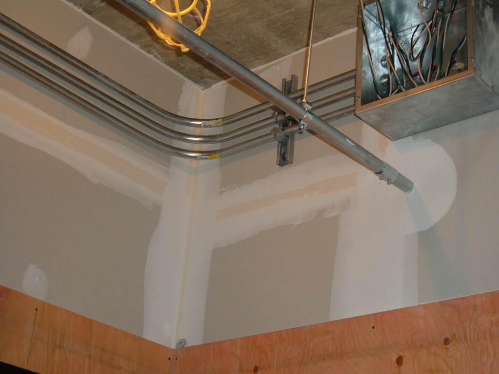 Properly Finished Joints in a Concealed Area Gypsum Association